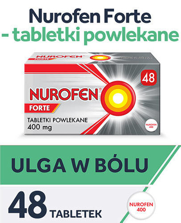 NUROFEN FORTE x 48 tabletek powlekanych