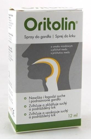 ORITOLIN spray do gardła 12 ml