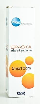 Opaska  elastyczna z zapinka 5m x15cm