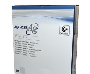 Opatrunek Aquacel AG Hydrofibre 10x10cm 1szt