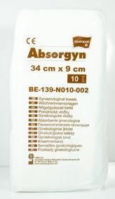 Podkład ginekologiczn Absorgyn 34cm x 9 cm 10szt.
