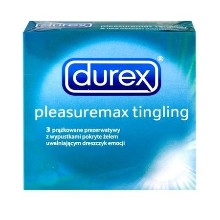 Prezerwatywy DUREX PleasureMax Tingling 3szt