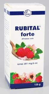 RUBITAL FORTE syrop 125 ml