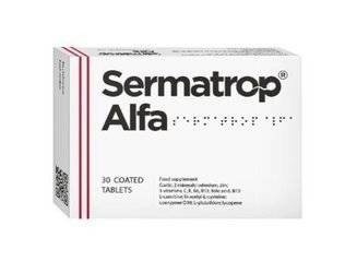 SERMATROP ALFA x 30 tabletek powlekanych