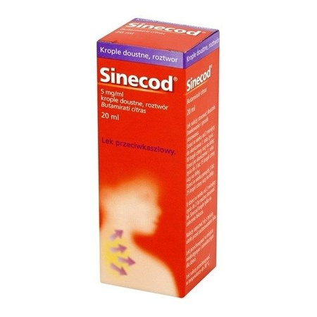 SINECOD 5 mg/ml krople doustne 20 ml