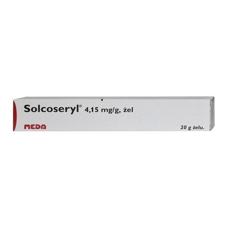 SOLCOSERYL 4,15 mg/g żel 20 g