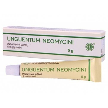 UNGUENTUM NEOMYCINI 5 mg/g maść 5 g