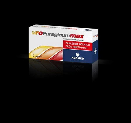 UROFURAGINUM MAX 100 mg x 15 tabletek	
