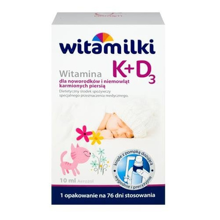 Witamilki Witamina K+D3 aer. 10 ml